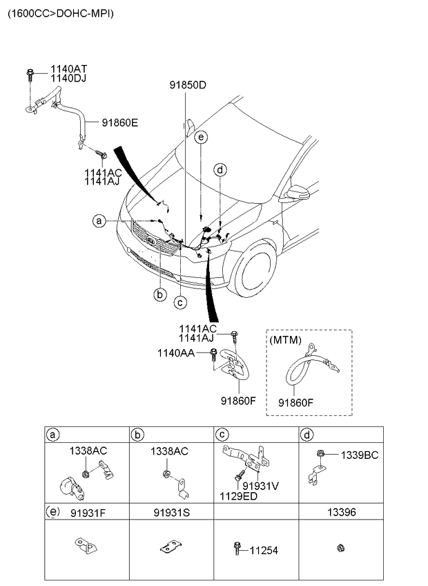 A/C SYSTEM - COOLER LINE, FRONT