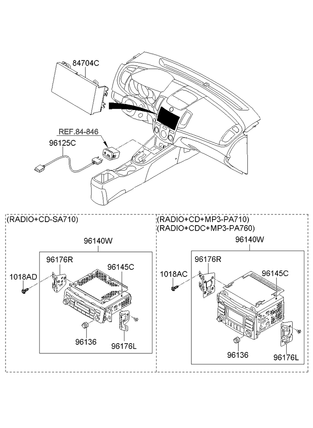 A/C SYSTEM - COOLER LINE, FRONT