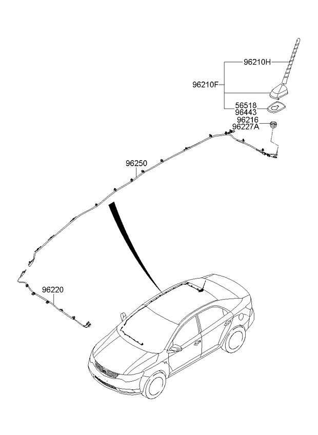 A/C SYSTEM - COOLER LINE, FRONT