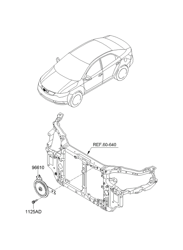 A/C SYSTEM - COOLER LINE, FRONT