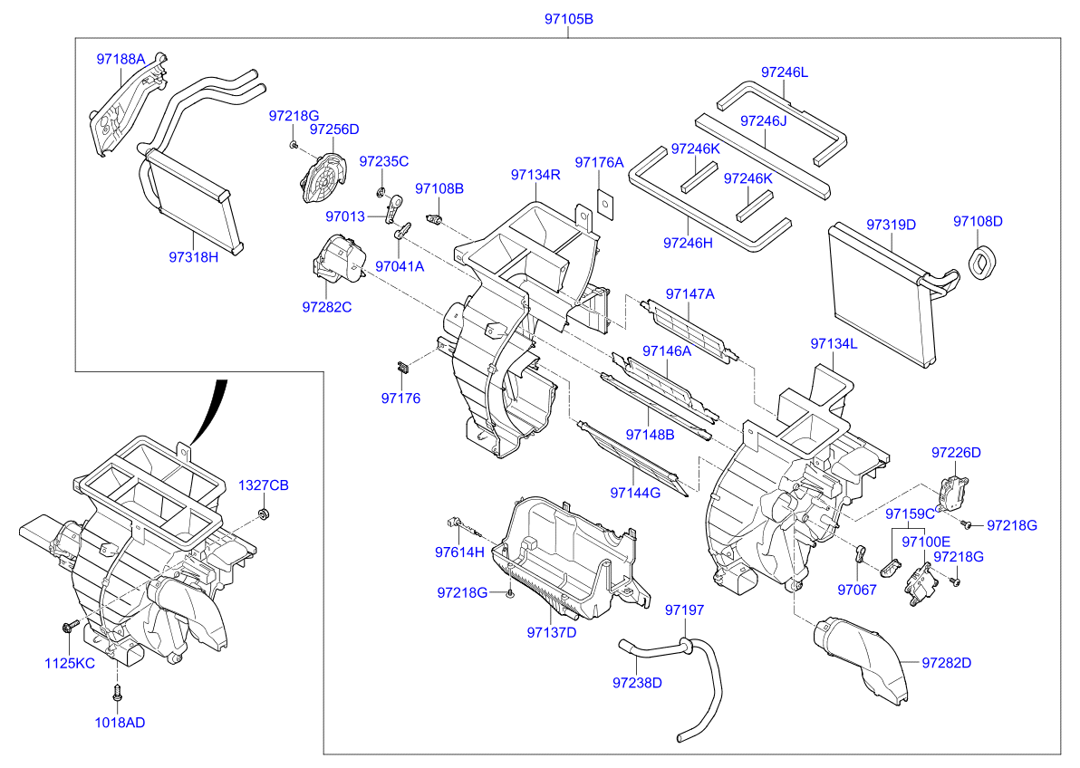 A/C SYSTEM - COOLER LINE, FRONT