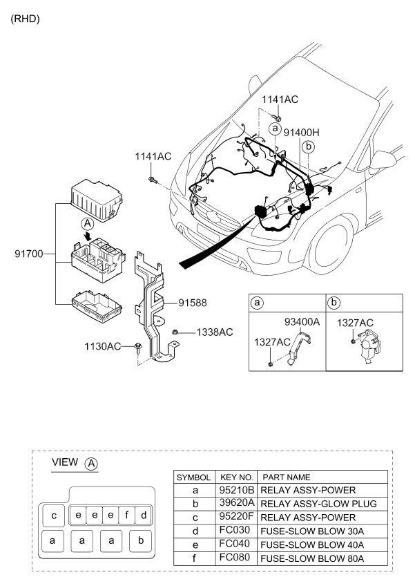 A/C SYSTEM - COOLER LINE, FRONT