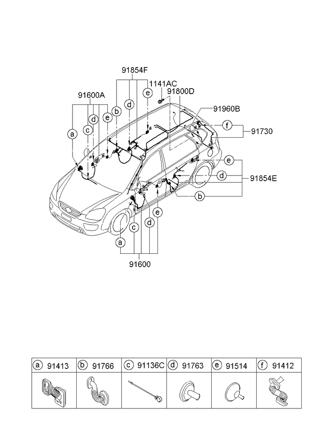 A/C SYSTEM - COOLER LINE, FRONT