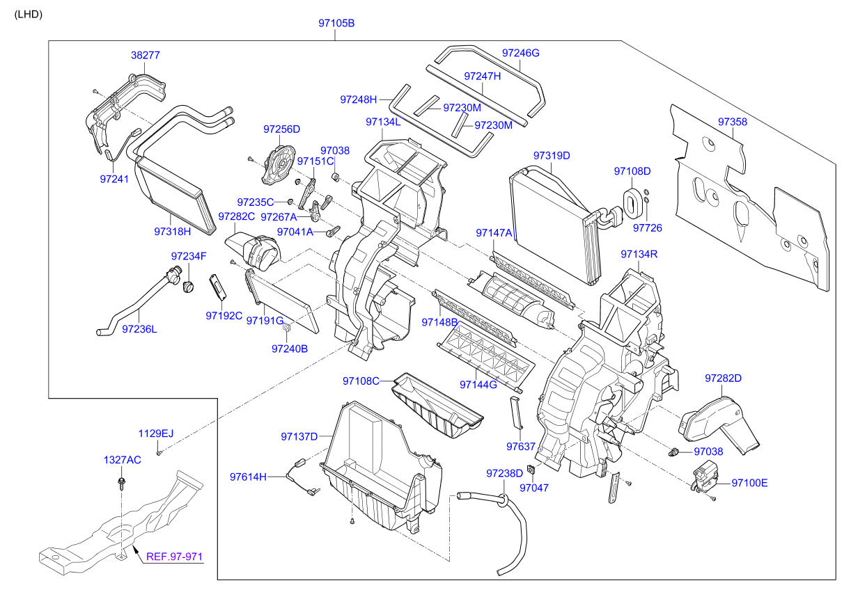 A/C SYSTEM - COOLER LINE, FRONT