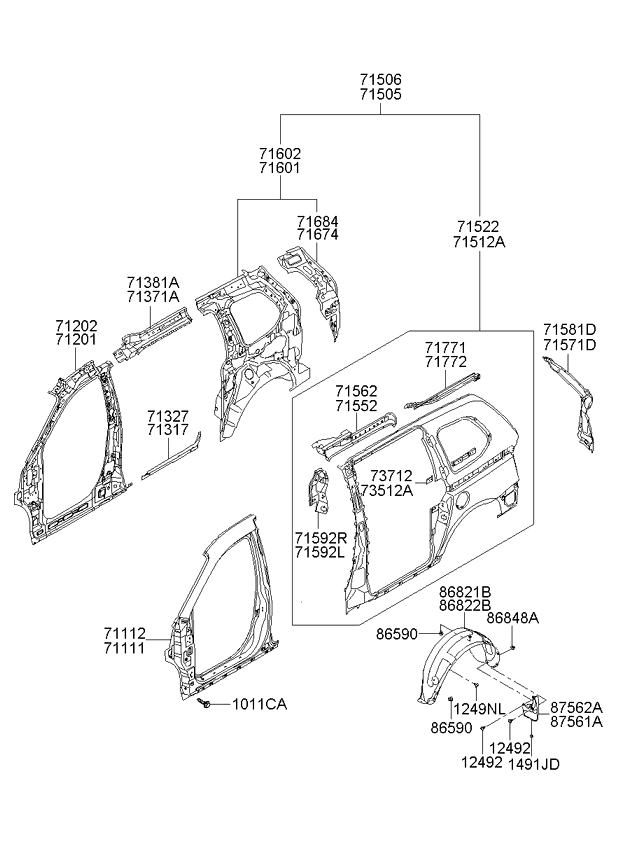 PANEL - TAILGATE & LOCKING SYSTEM - TAILGATE