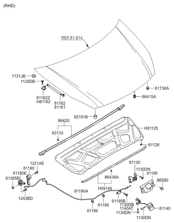 HARDWARE - REAR SEAT