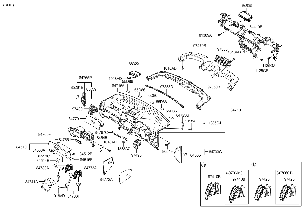 HARDWARE - REAR SEAT