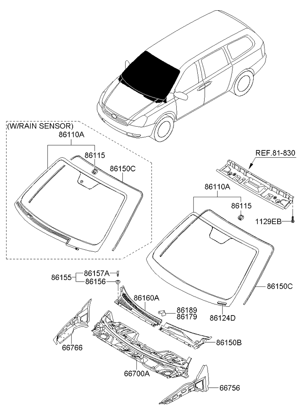 HARDWARE - REAR SEAT