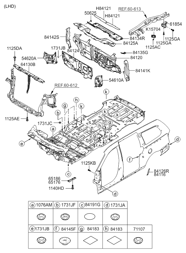 HARDWARE - REAR SEAT