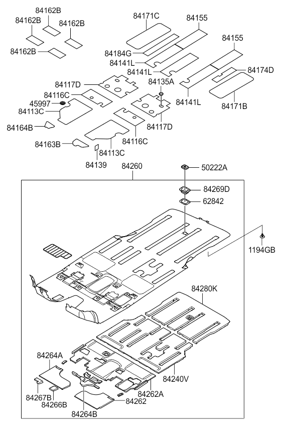 HARDWARE - REAR SEAT