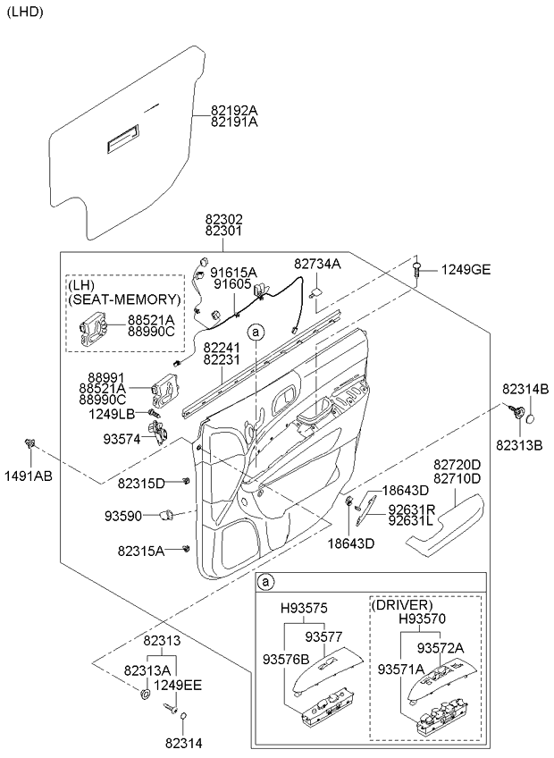 HARDWARE - REAR SEAT