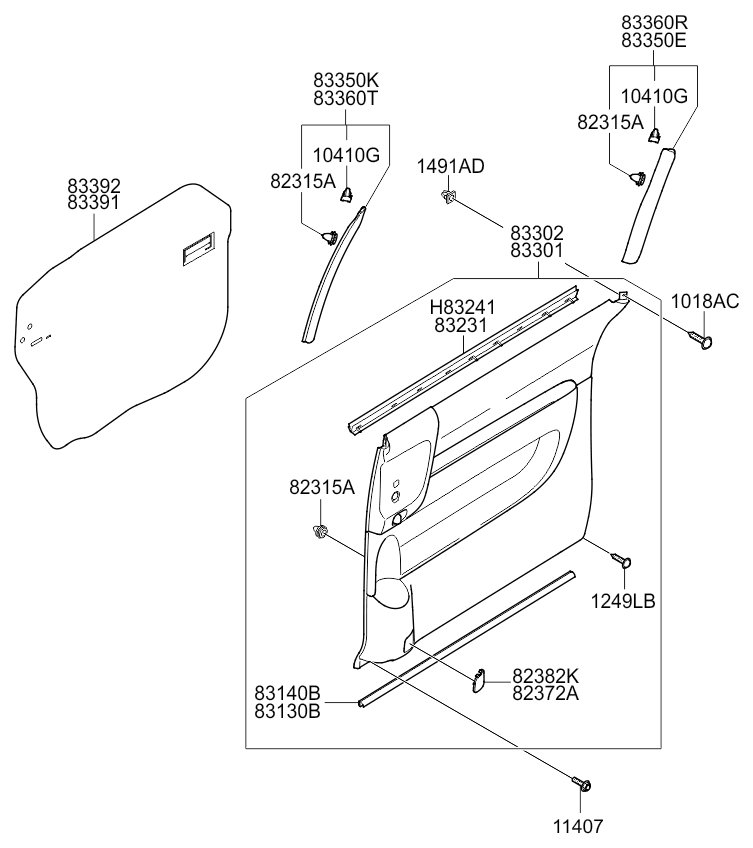 HARDWARE - REAR SEAT