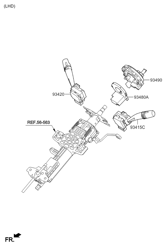 A/C SYSTEM - COOLER LINE, REAR