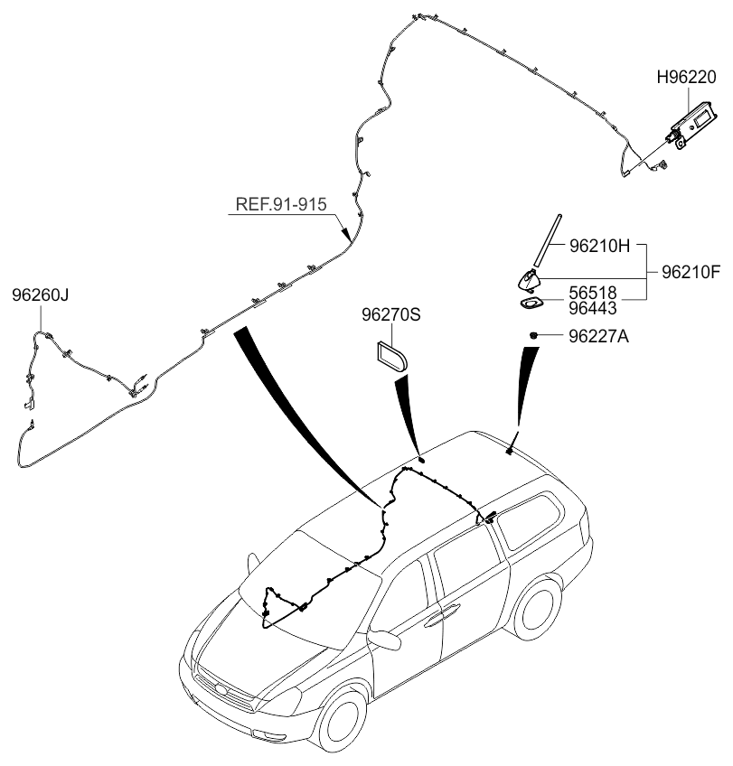 A/C SYSTEM - COOLER LINE, REAR