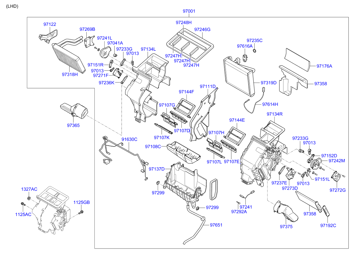 A/C SYSTEM - COOLER LINE, REAR