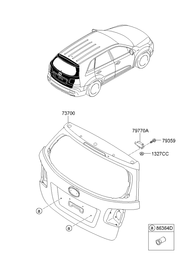 PANEL - REAR DOOR