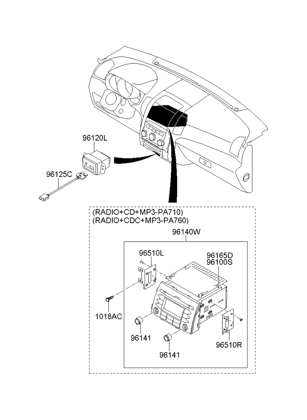 A/C SYSTEM - COOLER LINE, REAR