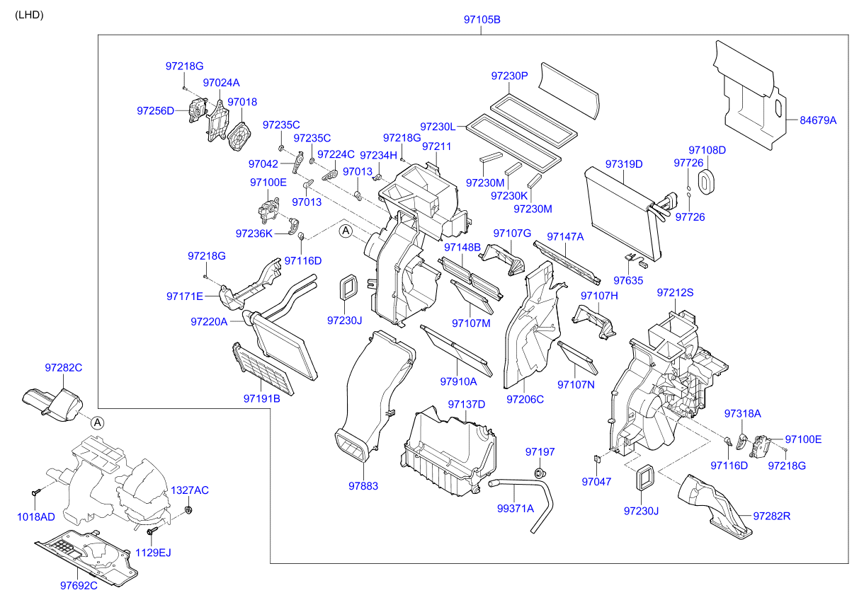 A/C SYSTEM - COOLER LINE, REAR