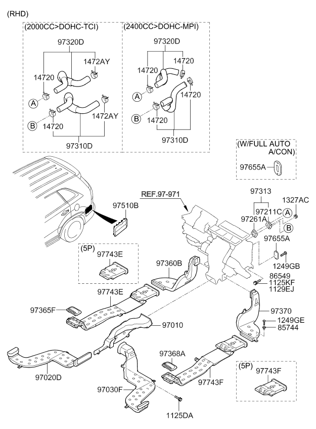 A/C SYSTEM - COOLER LINE, REAR