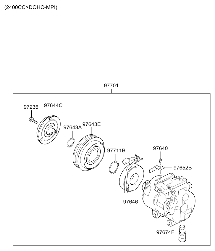 A/C SYSTEM - COOLER LINE, REAR