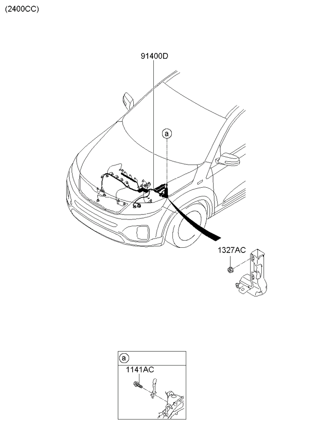 A/C SYSTEM - COOLER LINE, REAR