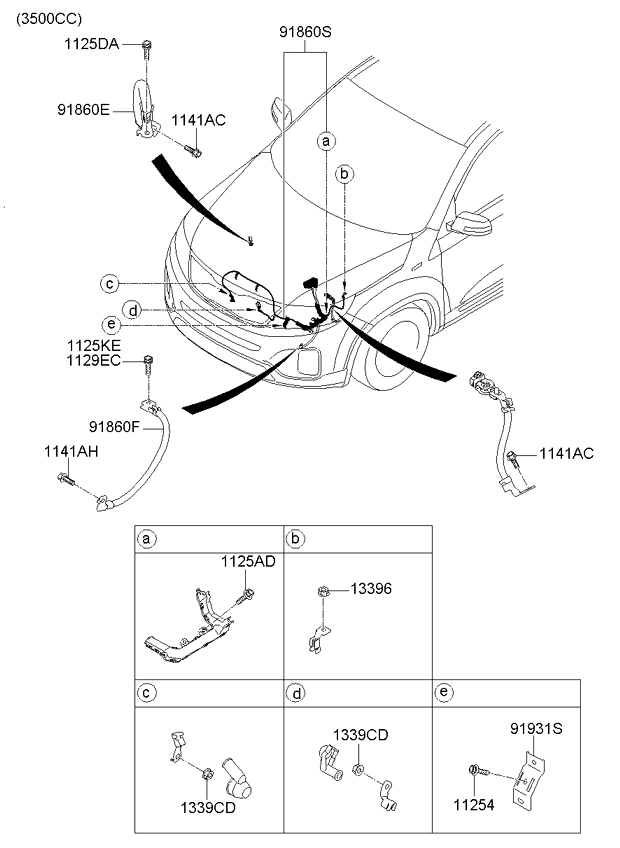 A/C SYSTEM - COOLER LINE, REAR