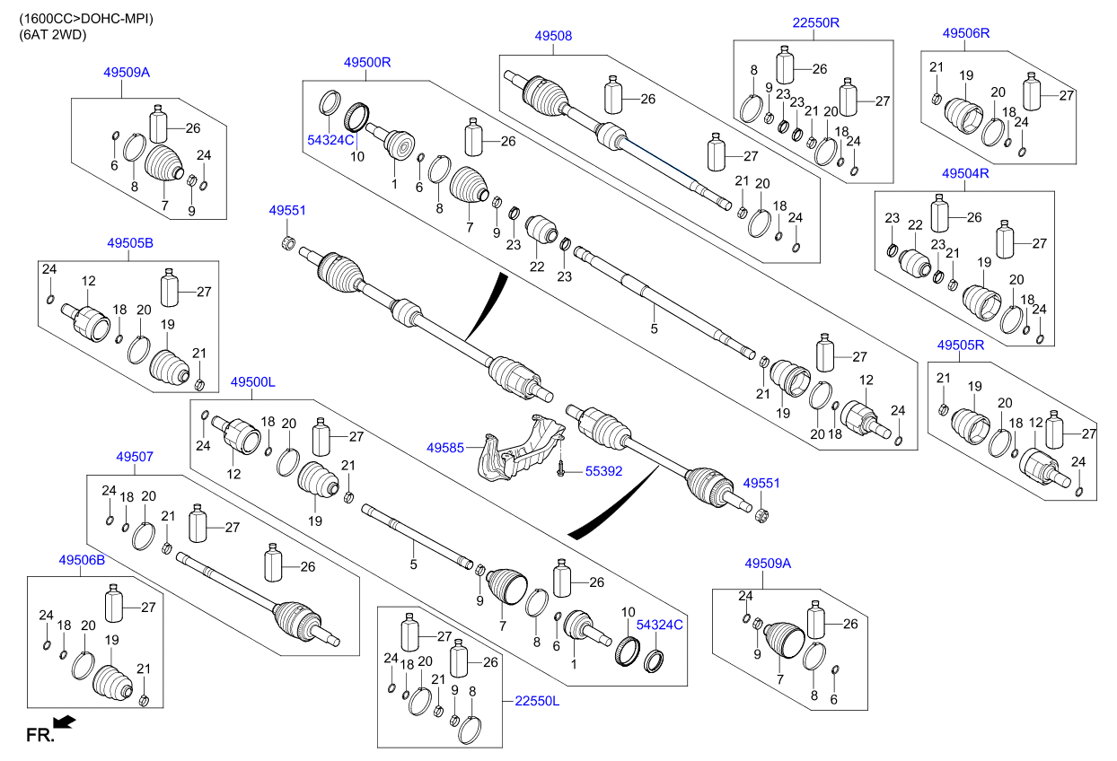 DRIVE SHAFT (FRONT)