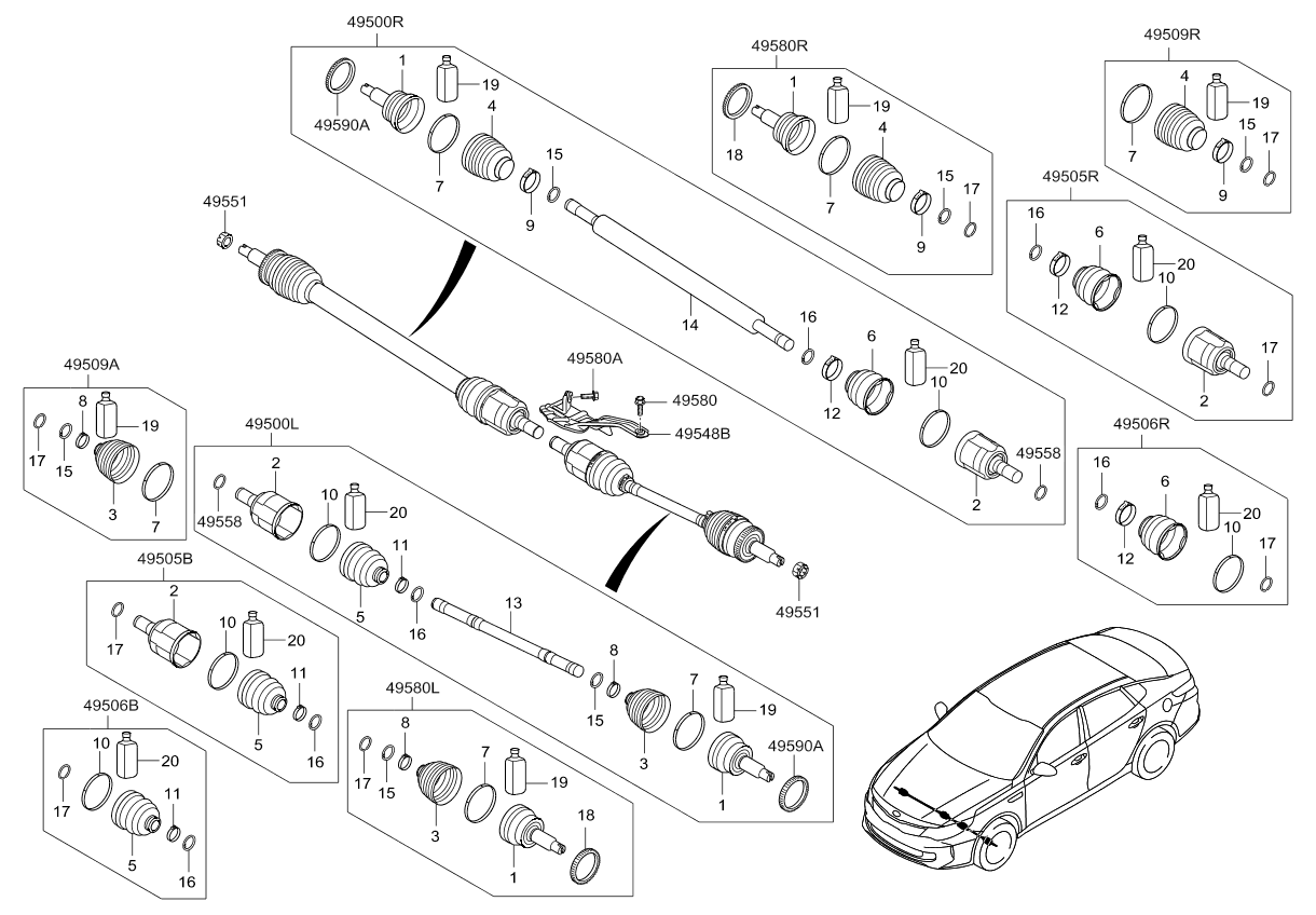 DRIVE SHAFT (FRONT)