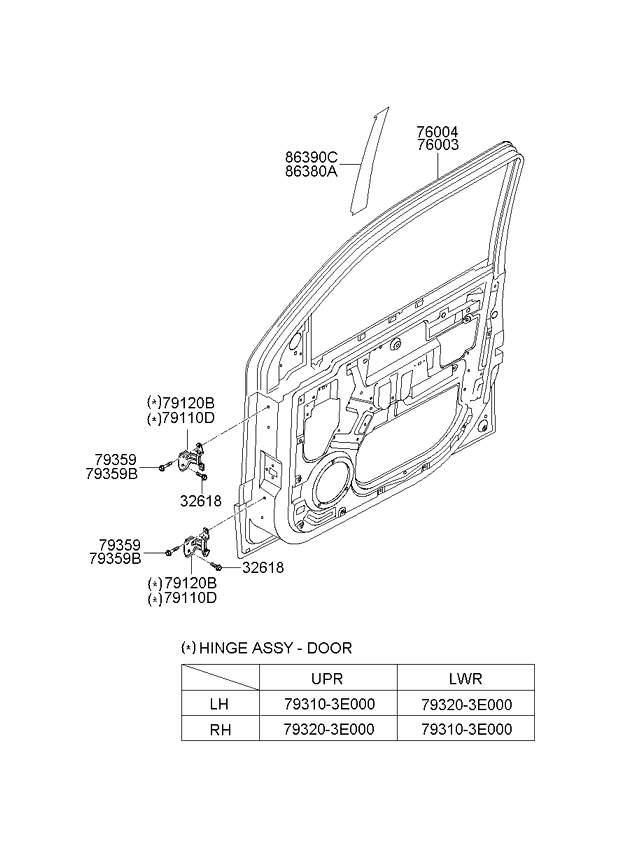 PANEL - REAR DOOR