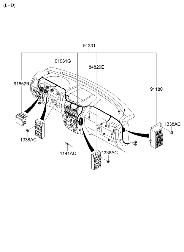 A/C SYSTEM - COOLER LINE, FRONT