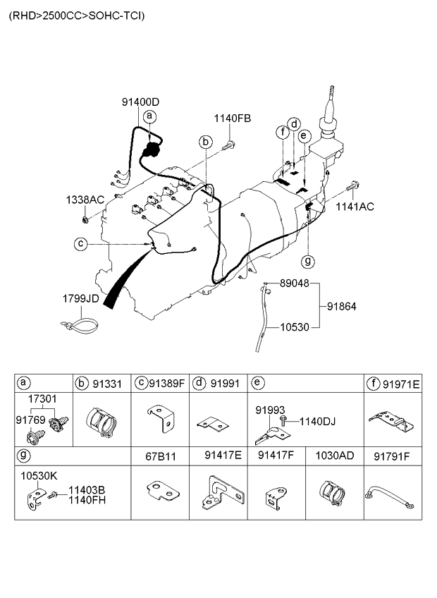 A/C SYSTEM - COOLER LINE, FRONT