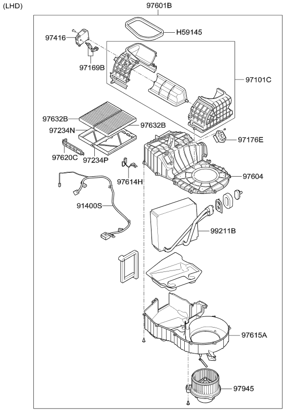 A/C SYSTEM - COOLER LINE, FRONT