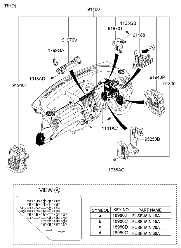 A/C SYSTEM - COOLER LINE, FRONT