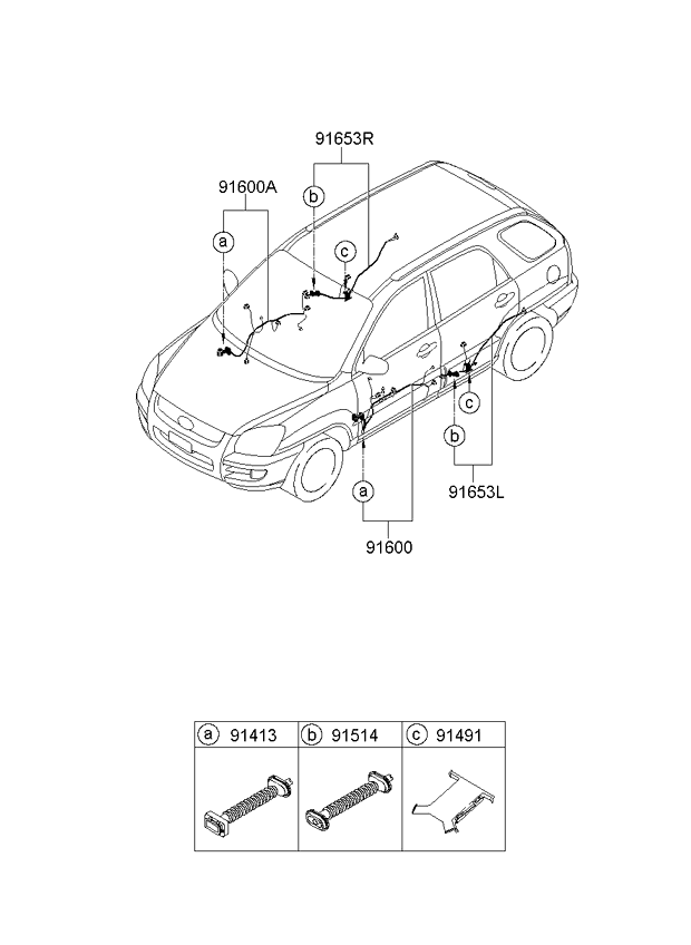 A/C SYSTEM - COOLER LINE, FRONT