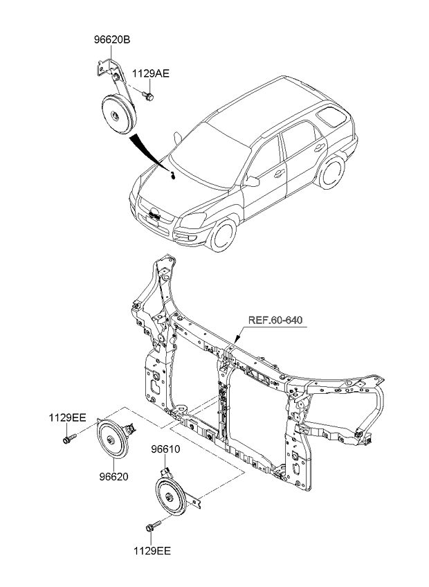 A/C SYSTEM - COOLER LINE, FRONT