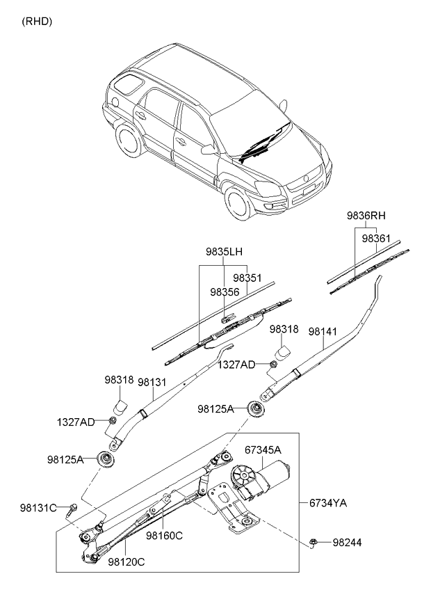 A/C SYSTEM - COOLER LINE, FRONT