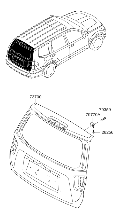 PANEL - REAR DOOR