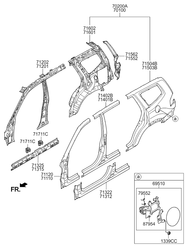 PANEL - REAR DOOR