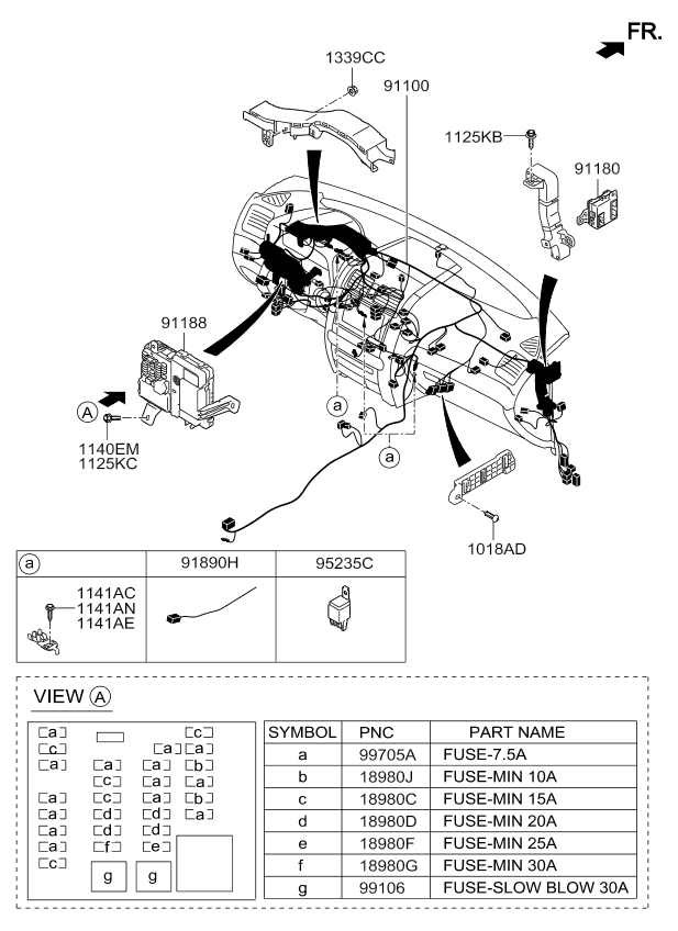 A/C SYSTEM - COOLER LINE, REAR