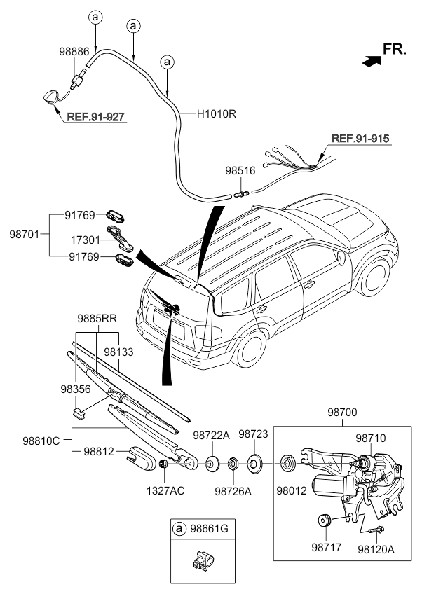 A/C SYSTEM - COOLER LINE, REAR