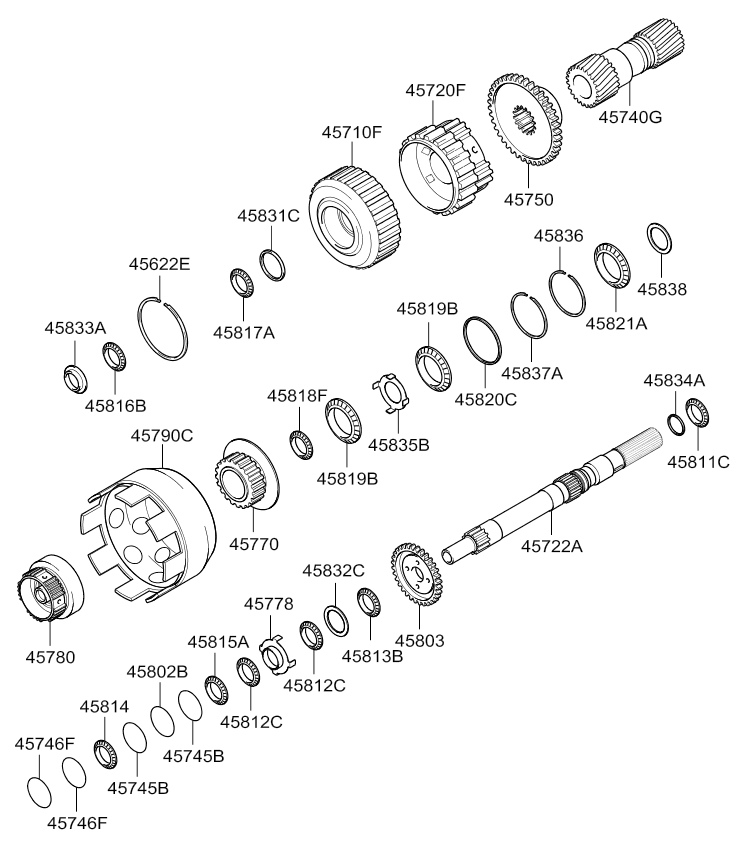 DRIVE SHAFT ASSY - REAR