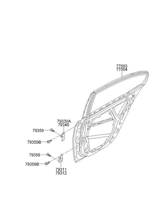 PANEL - REAR DOOR