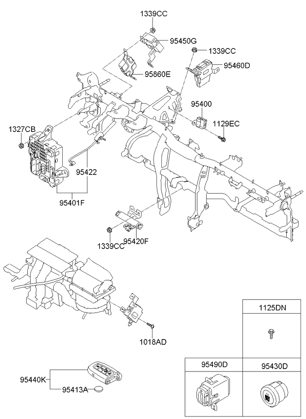 A/C SYSTEM - COOLER LINE, FRONT