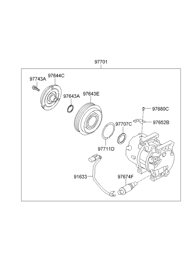 A/C SYSTEM - COOLER LINE, FRONT