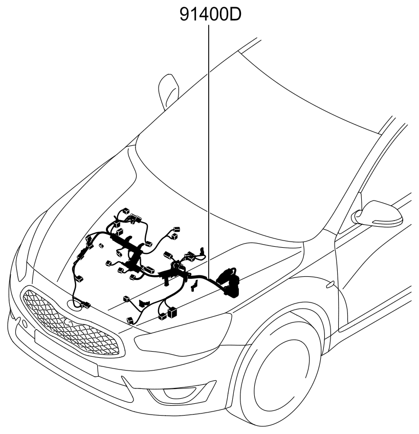 A/C SYSTEM - COOLER LINE, FRONT