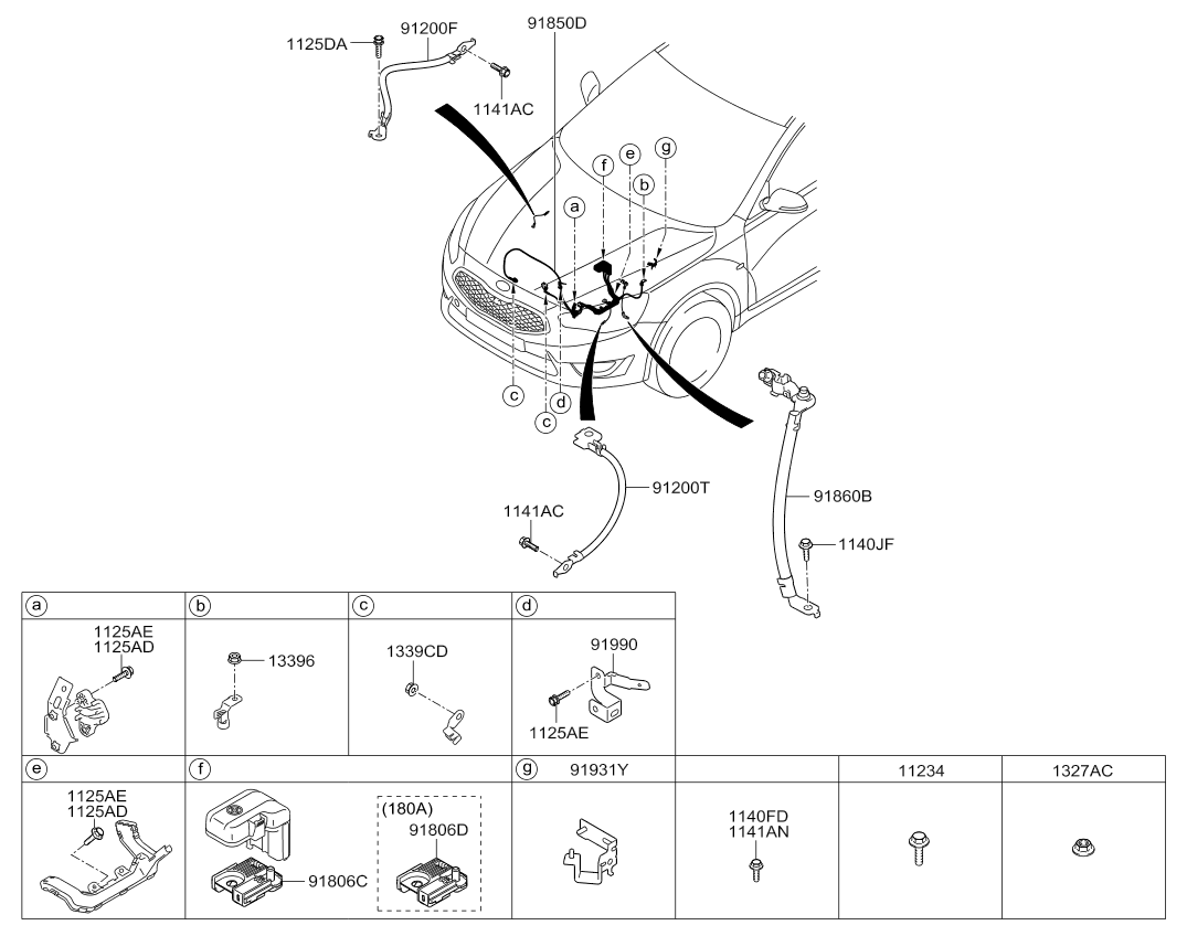 A/C SYSTEM - COOLER LINE, FRONT