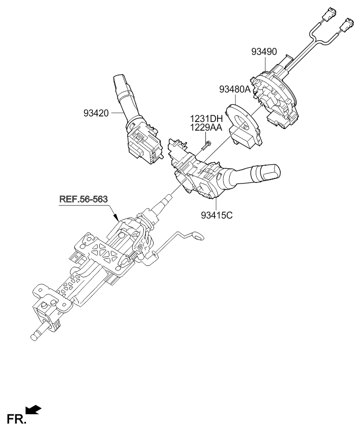 A/C SYSTEM - COOLER LINE, FRONT