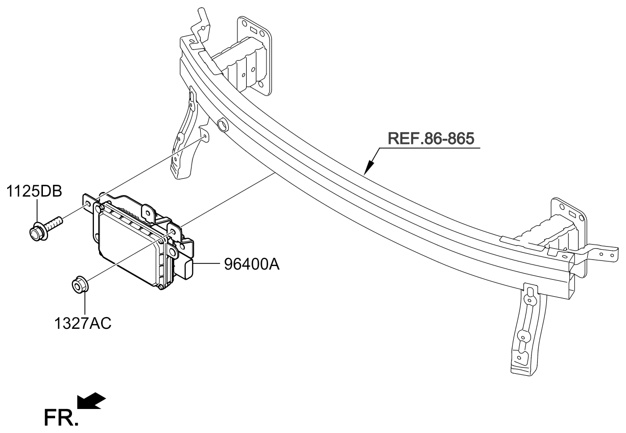 A/C SYSTEM - COOLER LINE, FRONT