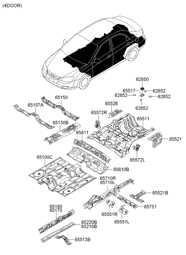 PANEL - REAR DOOR