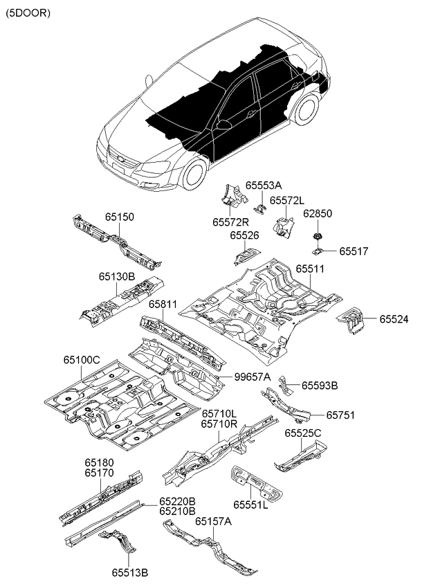 PANEL - REAR DOOR